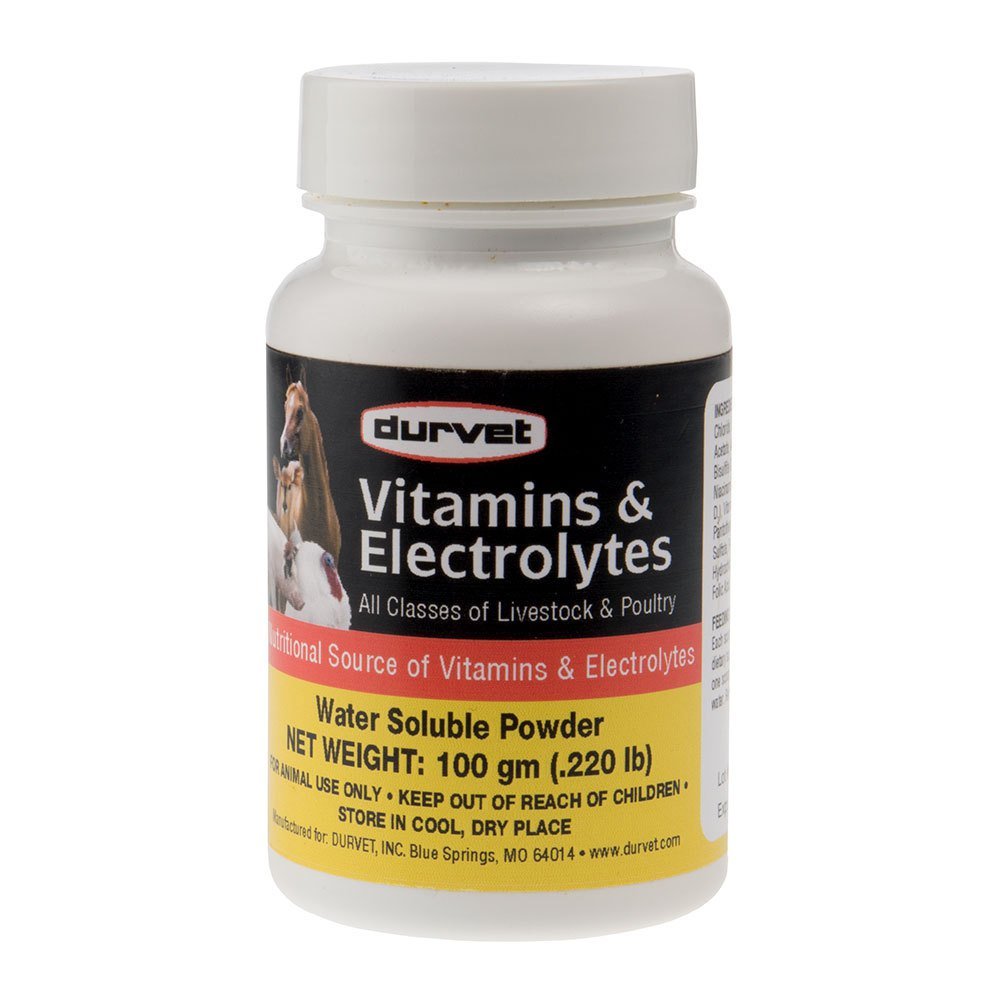 Durvet 698468 Vitamiinit ja elektrolyytit karjalle ja siipikarjalle 100G