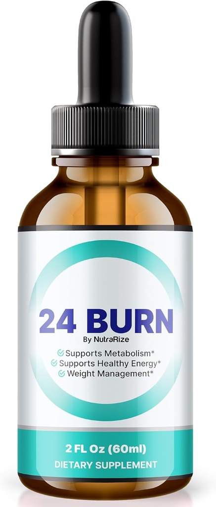 24 Palaa laihtuminen tihkurat, kaikki luonnolliset nestemäiset Formula, Premium Nutritional Blend tukemaan aktiivista Lifestyle Energy, ja Fitness, Virallinen 24Burn Gotas arvostelut (30 Servings)
