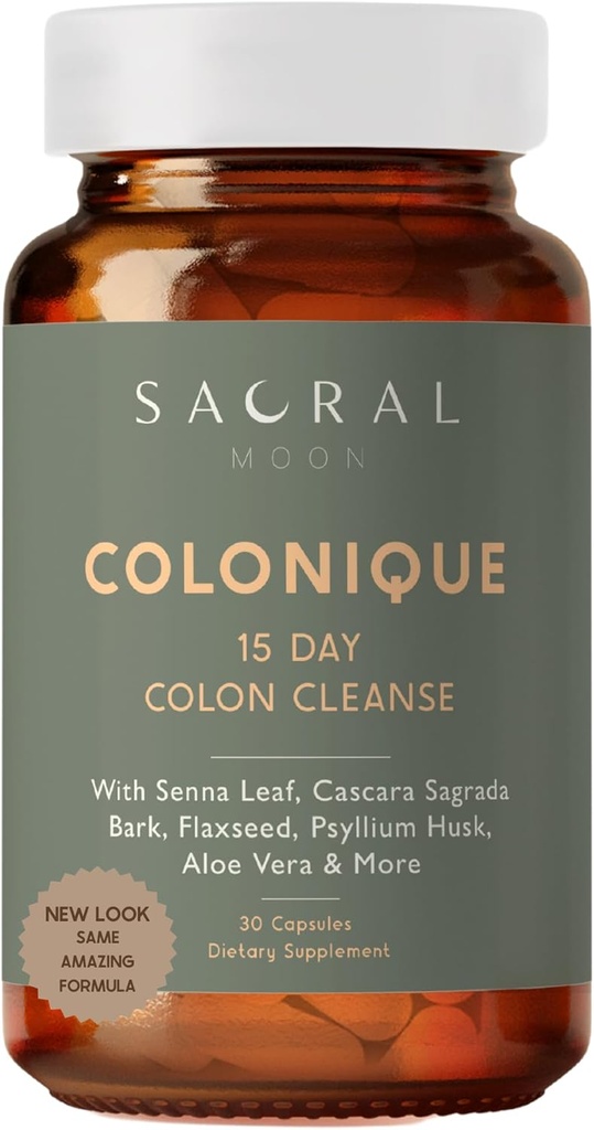 15 Day Colon Cleanse - Ruoansulatuskanavan tuki puhdistus, Senna Leaf, Cascara Sagrada, Psyllium Husk, pellavansiemen, Aloe Vera, Probiootit ja enemmän. Ummetus Relief.