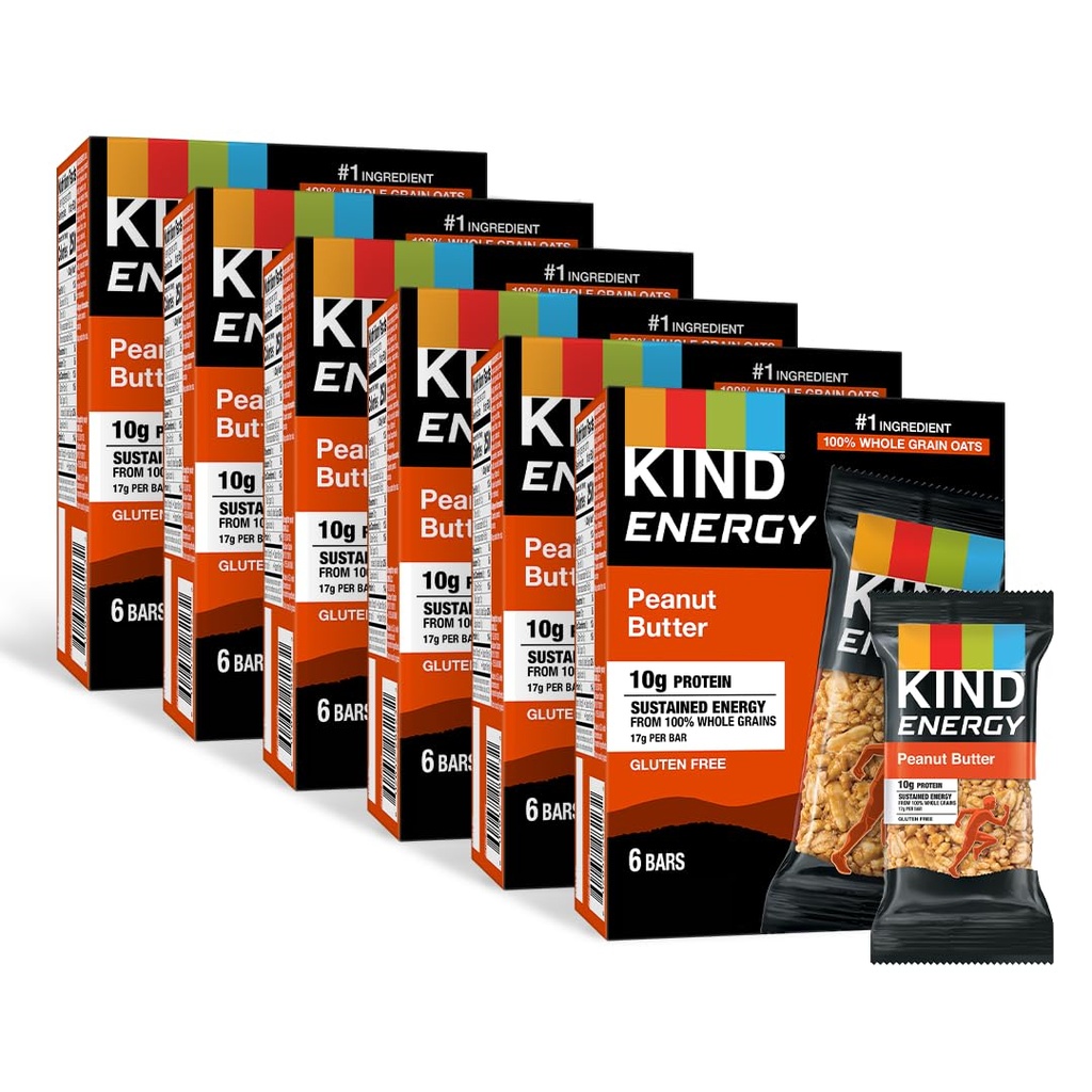 Like Energy Bars, Maapähkinävoi, Terveitä Välipalat, Gluteeniton, 10g proteiinia, 36