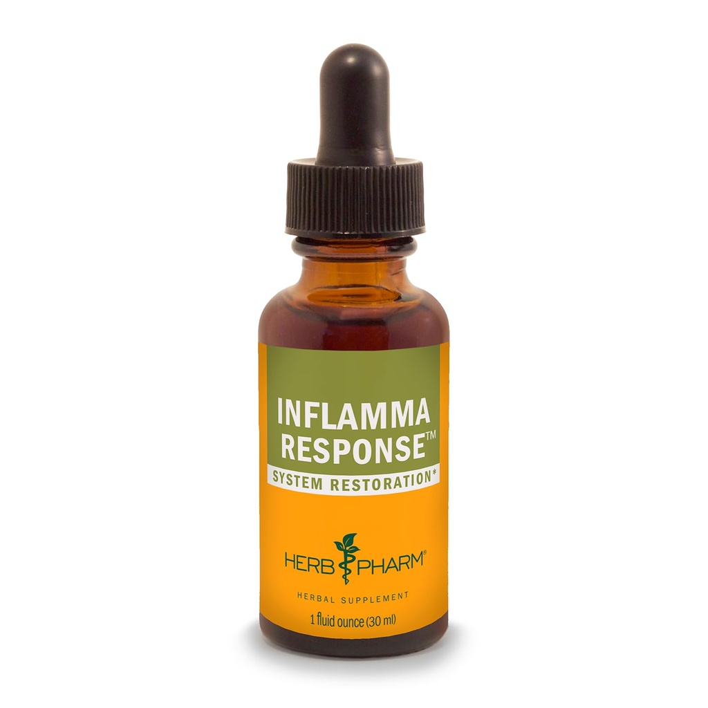 Herb Pharm Inflama Response Nestemäinen kasviperäisten Formula Turmeric Liquid Extract, 1 Fl Oz