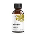 THORNE - K2-vitamiinin neste (1 mg/drop) - väkevä K2-vitamiinin täydentää sydän-ja luutuki* - Gluteenittomat, maitotuotteet ja soijattomat - 1 Fl Oz