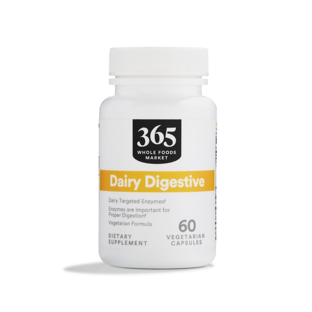 365 by Whole Foods Market, Dairy Dgestive Enzymes, 60 Count