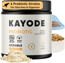 Kayode Lickable Probiootit koirille - Vahva koiran digestiivinen apu & koiran ripuli Relief. koiran leukamatot tai kuten ruoka Topper. Tasty banaani Coconut Flavor. 7 koiran Probiootti kanta.