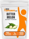 BulkSupplements.com Bitter Melon Extract Powder - Bitter Melon Supplement, Bitter Gourd Extract - Herbal Supplement, Gluteeniton, 750 mg per Serving, 1kg (2,2 lbs) (Pakkaus 1)