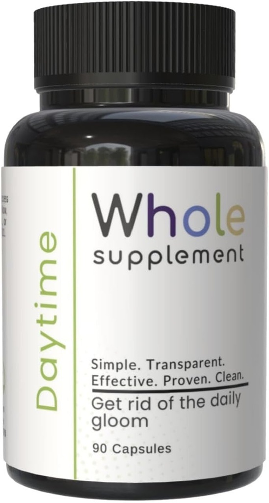 Daytime Nootropic Natural Daily Support - Aivojen Clarity, Aivojen terveys, Focus, Mieli ja energia - Lions Mane, Ashwagandha, Sama, Intohimo Flower .