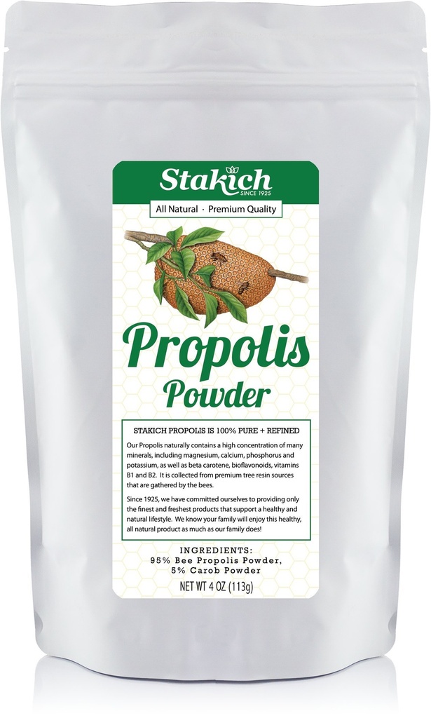 Stakich Bee Propolis Powder - Kaikki luonnolliset - 4