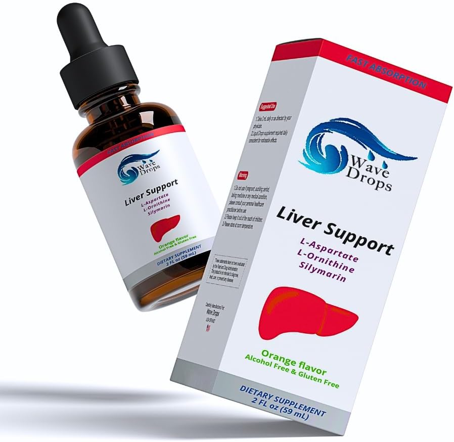 Maksan tuki Liquid Supplement - Special Formula - Liver Cleanse Detox & Repair Formula - Herbal Liver Support Supplement L-Ornithine L-Aspartate Silymarin