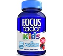 Focus Factor Kids Täydelliset päivittäiset pureskeltavat vitamiinit: Multivitamiini & neuroravinne (aivotoiminta) w/vitamiini B12, C, D3-60 Lukumäärä