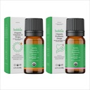 Bobbie Organic Baby D-vitamiini ja Probiootti Drops Bundle, Daily Liquid lisäravinteet Immuuni-, hampaiden, luun ja digestiivisen terveyden tuki Vastasyntyneille Vauvoille ja pikkulapsille, Vegan, Infant-Friendly Formula