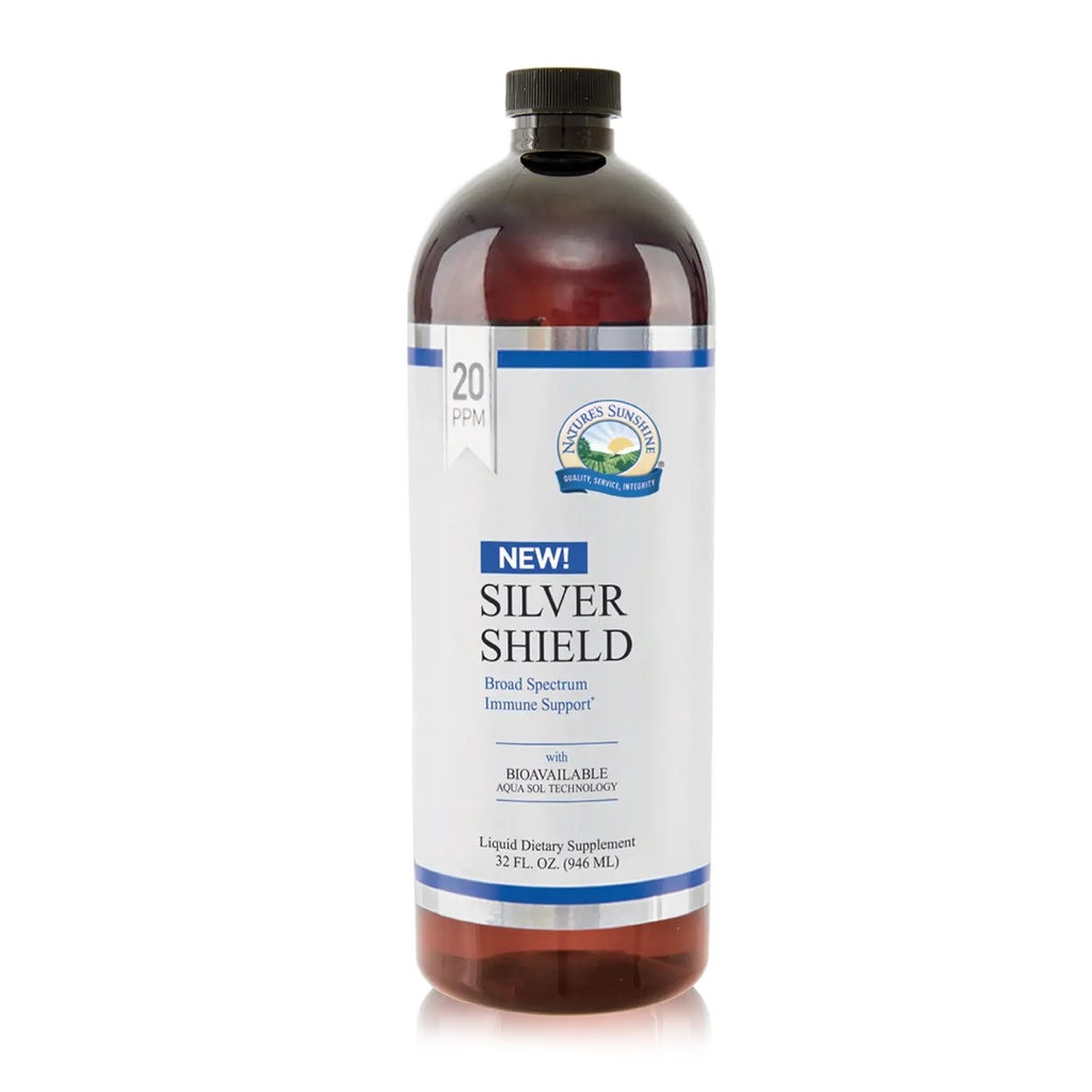 Nature's Sunshine Silver Shield Liquid, 32 Fl Oz 