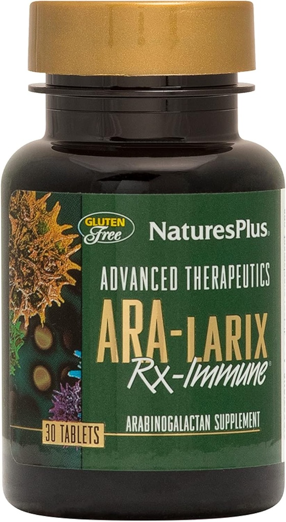 NaturesPlus Advanced Therapeutics Ara-6 Rx Immune Health - 30 tablettia - Hypoallergenic, Gluteeniton, kasvissyöjä - 30 tarjoilua