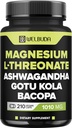 Magnesium L-Threonate kapslar 1010mg - 210 kapslar - Blended med Ashwagandha Root, Gotu Kola Leaf & More