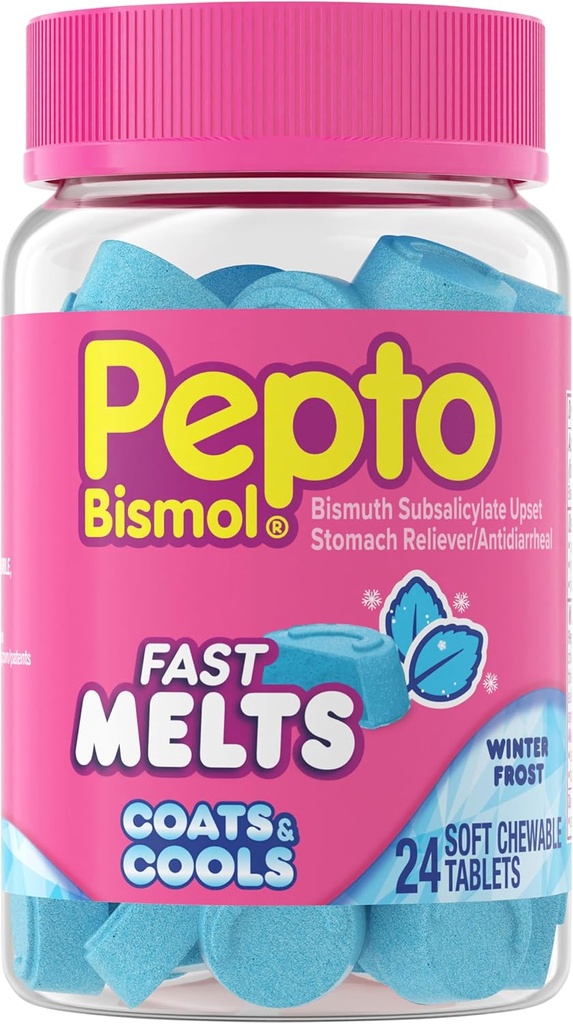 Pepto Bismol, nopeasulat, 24