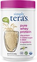 Helt enkelt tera Pure Whey Protein Powder - Grass Fed Vanilla Whey Protein Powder, Clean, Made Without Artificial Sweeteners, Non-GMO, Kosher, rBGH-Free, Soy-Free - 24 Oz