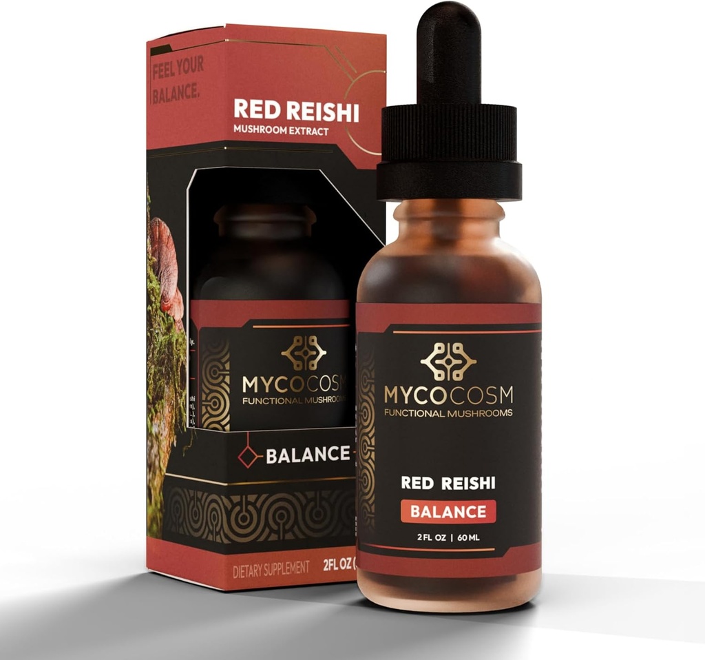 Reishi Extract - Balance - Sieni täydentää edistää pitkäikäisyys - Immuuni tuki - Ganoderma Lucidum - Adaptogen