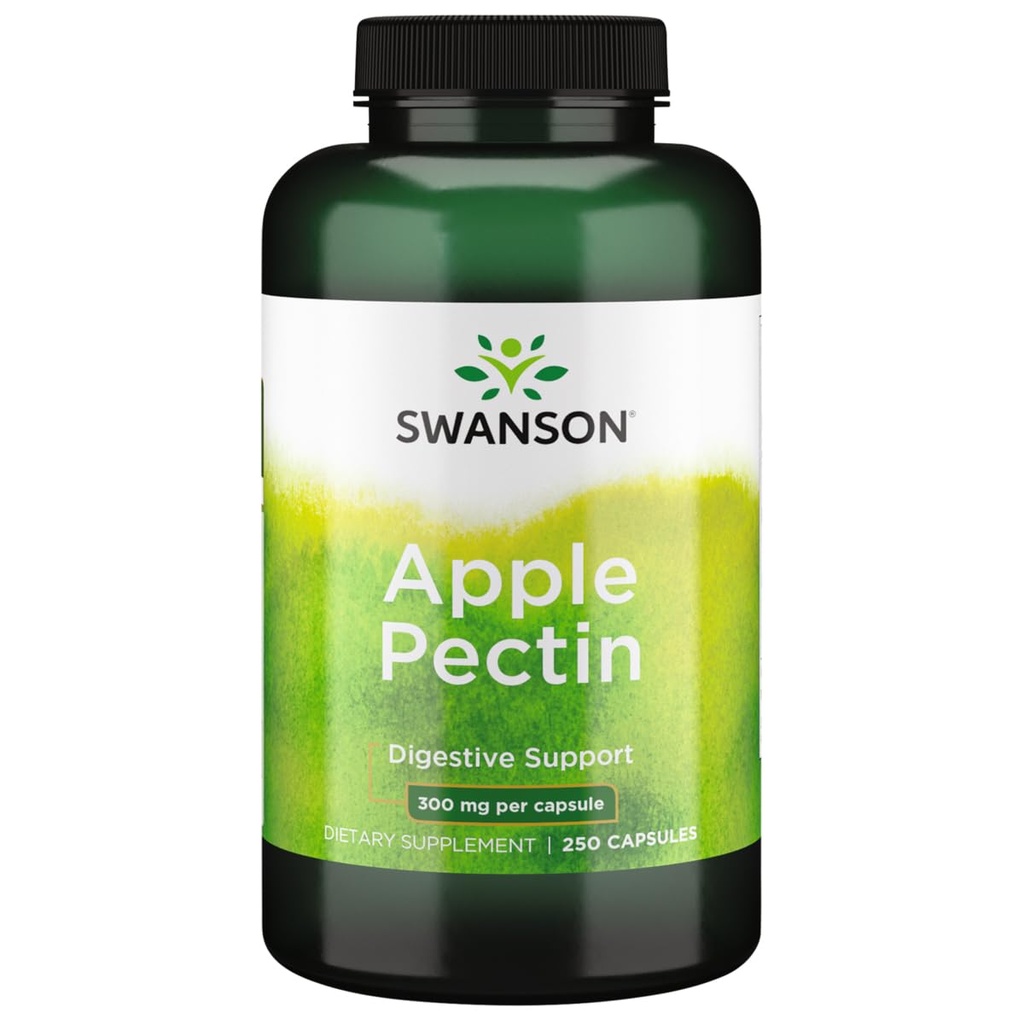 Swanson Apple Pectin 300 Milligrammaa 250 kapselia