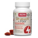 Jaarrow Formula QH-absorptio + PQQ - 30 Softgels - Ruokavalion täydennys tukee Mitokondrio Biogeneesi, energian tuotanto ja sydän-ja verisuonitauti - jopa 30 Palvelimet