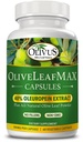 OliveLeafMAX Olive Leaf Extract (40% Oleuroepin) + Organic Olive Leaf Powder + No Fillers + 60 Kasvissyöjä Kapselit + Lähde Espanjasta ja valmistettu Yhdysvalloissa GMP Facility