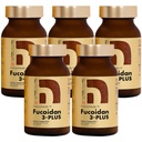 Fucoidan 3- Plus Ruskea merilevä Immuniteetti täydentää kolme tyyppiä korkea puhtaus Fucoidan Organic Mekabu Fucus Mozuku Agaricus Valmistettu Japanissa (kasvillinen kapseli, 5 pulloa)