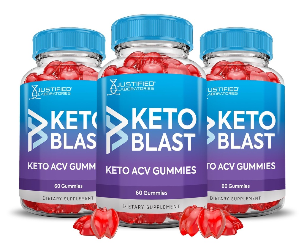 (3 Pack) Apple Cider Vinegar Gummies 1000MG Keto Blast Keto ACV Gummies Advanced Formula Formulerad med Pomegranate Beet Juice Powder B12 Vegan Non GMO 180 Gummys