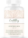 Earthley Wellness, Oyster-Min-kapselit, luonnonsinkki ja mineraalilisä, edistää energiaa ja mielialaa, runsaasti antioksidantteja ja Aminohappoja, 100% puhdasta ja biologisesti saatavilla (60 kapselia)