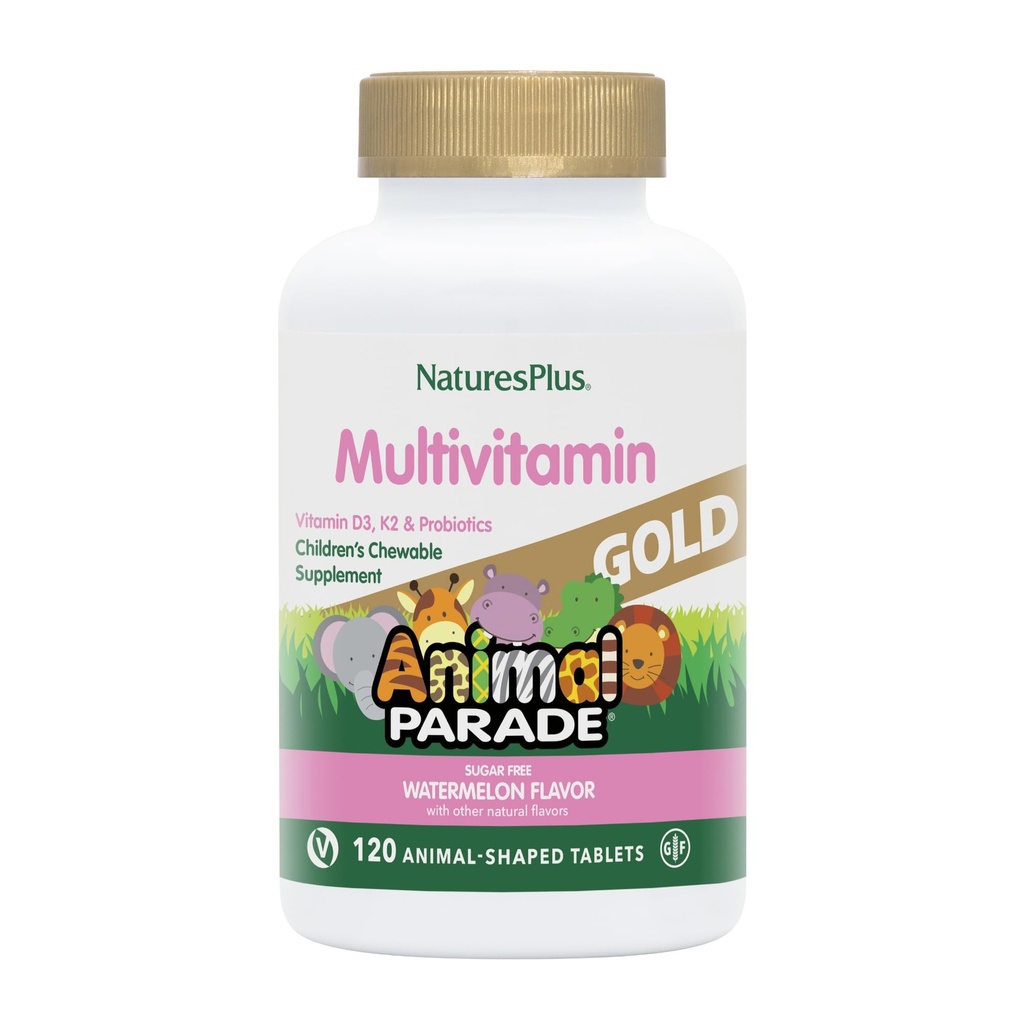 Natures Plus Animal Parade Gold Multivitamiini Children...