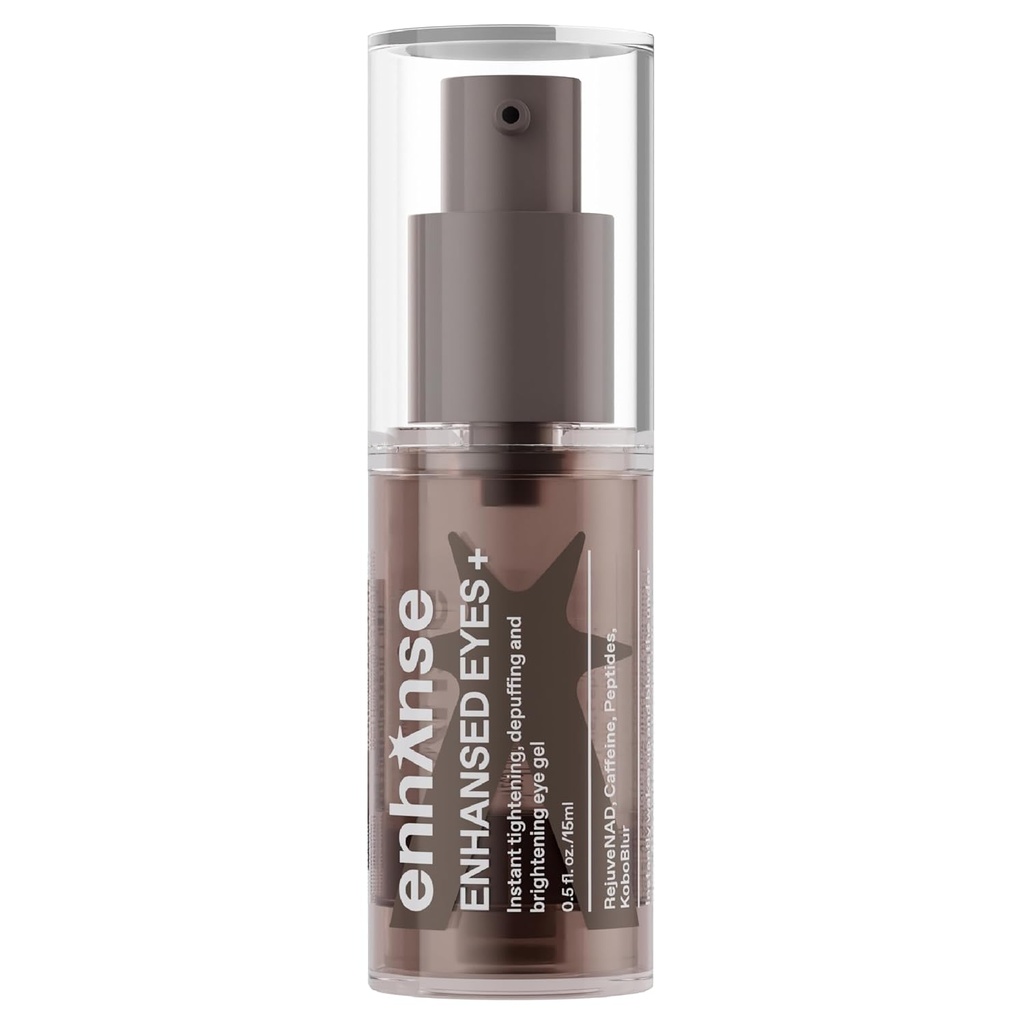 Under Eye Gel för män, koffein ögonkräm, Peptides, RejuveNAD, Instant Tightening, Brightening, Depuffing för Under Eye Bags, Blurs Fine Lines och Dark Circles, 0,5 Fl Oz
