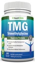 TMG Trimethylglycine Supplement - 1000mg - 180 kapslar - Premium Pure Betaine Anhydrous - Stöder Normal Homocysteine & Blodtrycksnivåer - Främjar Metyleringsprocesser - Icke-GMO Formel