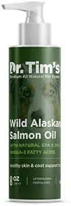Dr Tim's Wild Alaskan laxolja, 8 oz flaska, grön (WASO8OZ)