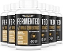 Spermidine Supplements 13mg - 1300mg Wheat Germ Extract Capsules Potent Formel med Högre Spermidine Innehåll och Zink för Hälsosam Åldrande, Dagligt Immunsystem och Cell Förnyelse (6 Pack)