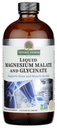 Magnesium Glycinate & Magnesiummalate Liquid - 16 Oz Magnesiumkonsentraatti - Vegan & Gluteeniton - Luut, lihakset, ja kardiovaskulaarinen tuki - Sopii kaikille