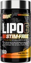 Nutrex Research Lipo6 Stimulant Free Weight Loss & Appetite Suppressant Diet Pills - Thermogenic Belly Fat Burner, Combat Cravings, Boost Metabolism - 60 portioner