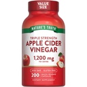 Nature's Truth Apple Siideri Viinietikkakapselit ... 1200 mg... 200 pilleriä...