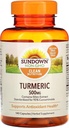 Auringonlasku Turmeerinen täydennysosa, 500 mg, tukee antioksidanttien terveyttä, 140 kapselia