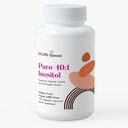 Pure 40:1 Inositoli - Myo + D-Chiro Inositoli täydennysosa - naisille hedelmällisyys, iho, & kuukautiskierron tarpeet - 1 pullo