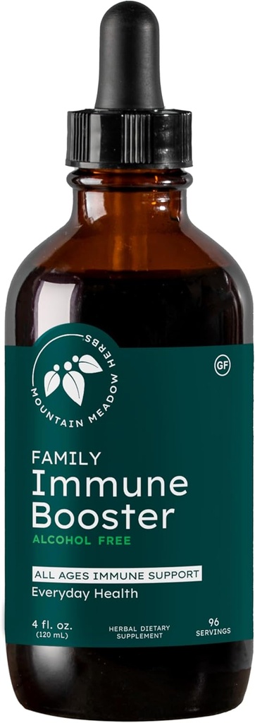 Mountain Meadow Yrtit Perhe Immuuni Booster Extract Sambucus Elderberry ja Echinacea 