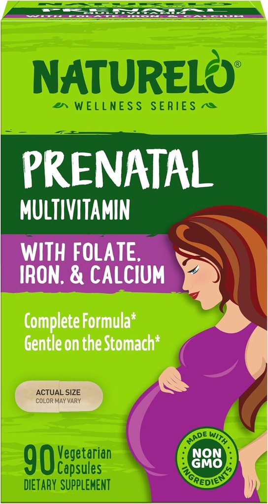 Naturelo, prenataalinen monivitamiinikapseli, 90