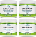 Seaweed Calcium Mineral Supplement för hundar och katter, 14 oz - Tidigare Naturens bästa Seaweed Calcium, högre kvalitet än benmåltid eller äggskalpulver, väsentligt kalcium för djur (4 Pack)