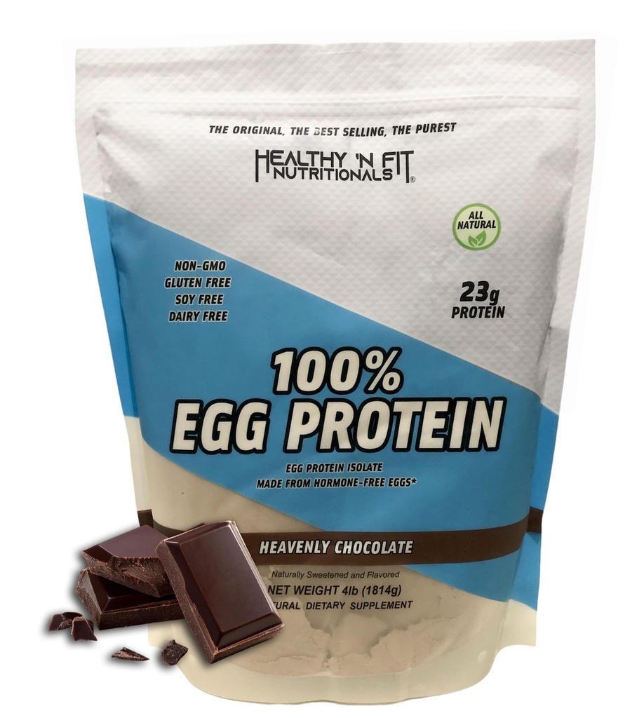 Terve 'N Fit 100% munaproteiini-suklaa (4lb): 100% munanvalkoinen proteiini. Nolla laktoosi, nollasokeri.- Ultra puhdas, luonnon munaproteiini Isolaatti
