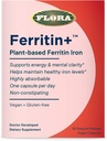 Flora Ferritin+ Viivästynyt Iron Supplement - Plant-Baseed Iron Supplement - Verisolu- ja energiatuki - Vegaani & Gluteeniton - Läpipainopakkaus - 30 Vegaanikapselit