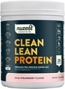 Nuzest - Pea Protein Powder - Clean Lean Protein, Premium Vegan Plant Based Protein Powder, Dairy Free, Gluteeniton, GMO-vapaa, Proteiini Shake (1,1 punta (pakkaus 1), Wild Mansikka)