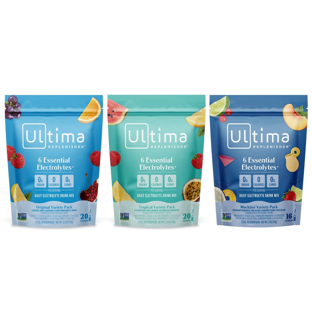 Ultima Replenisher Daily Electrolyte Powder Drink Mix 