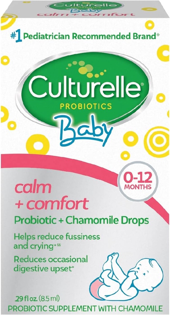 Culturelle Baby Rauhoitu + Mukavuus Probiootit + Kamomilla Drops  Tippa