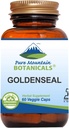 Puhdas Mountain kasvitieteelliset Goldenseal kapselit - Kosher Vegan Caps 250 mg Organic Goldenseal juuri täydentää