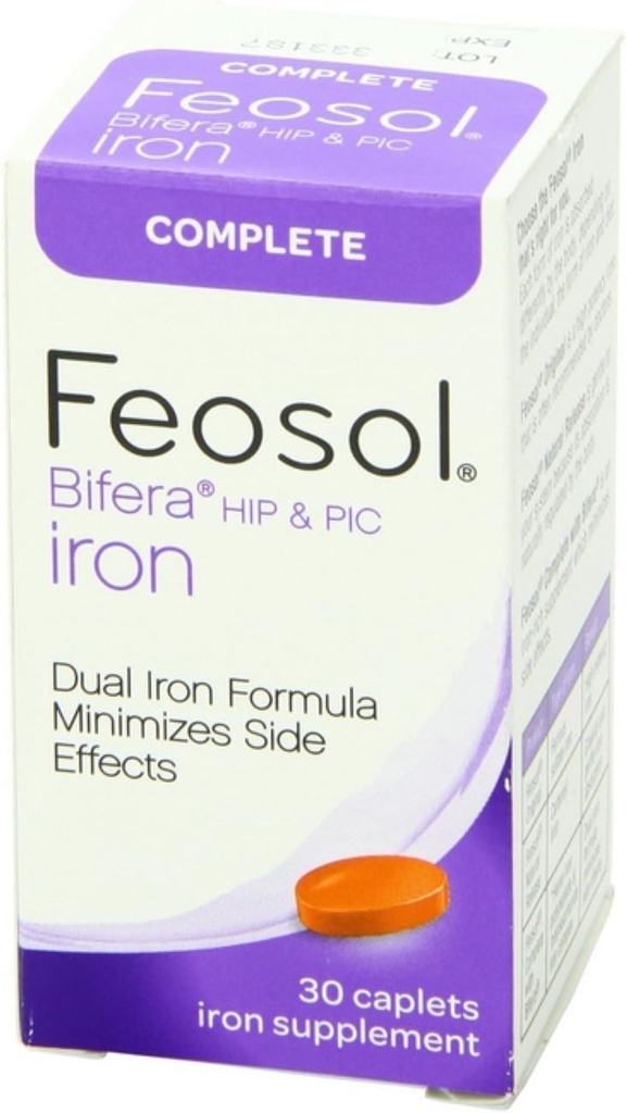Feosol Bifera Iron Caplets Complete 30 ea (pakkaus 4)