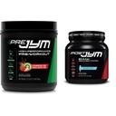 JYM Supplement Science PRE JYM 30 Servings - Strawberry Kiwi & Post-Workout med BCAA, Glutamine, Kreatin HCL, Beta-Alanine och More, Blue Arctic Freeze, 30 Servings, 22 Oz