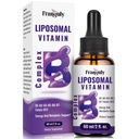 Liposomaalinen B-vitamiini Kompleksinen nestemäinen B-vitamiinin sublinguaalinen lisä naisille Parempi imeytyminen Methylated B12, B1, B2, B3, B5, B6, Folaatti,Biotin energialle ja immuunituelle-2,0 oz