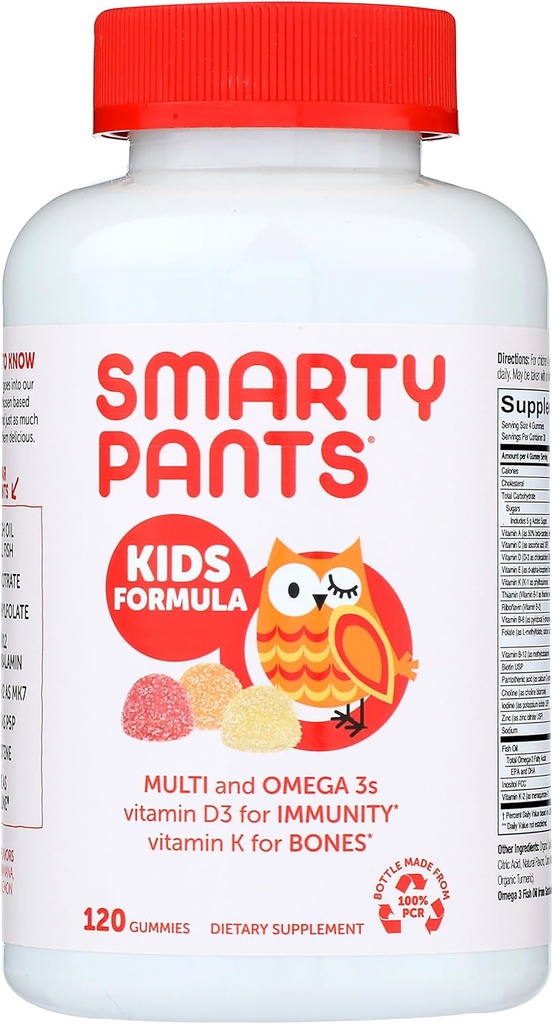 SMARTYPANTS Lapset Täydellinen 120 Gummies, 120 CT